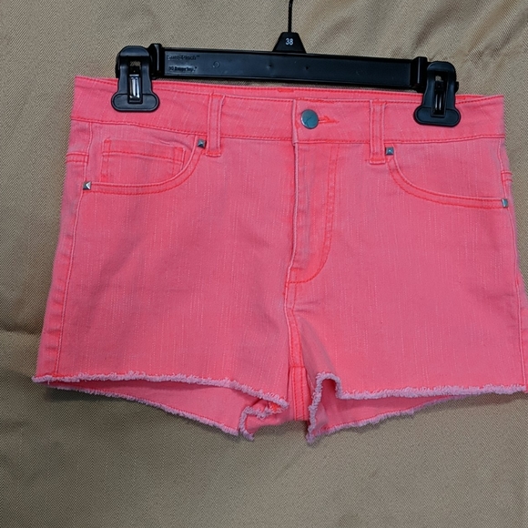 Forever 21 Pants - Forever 21 cut off tangerine jean shorts